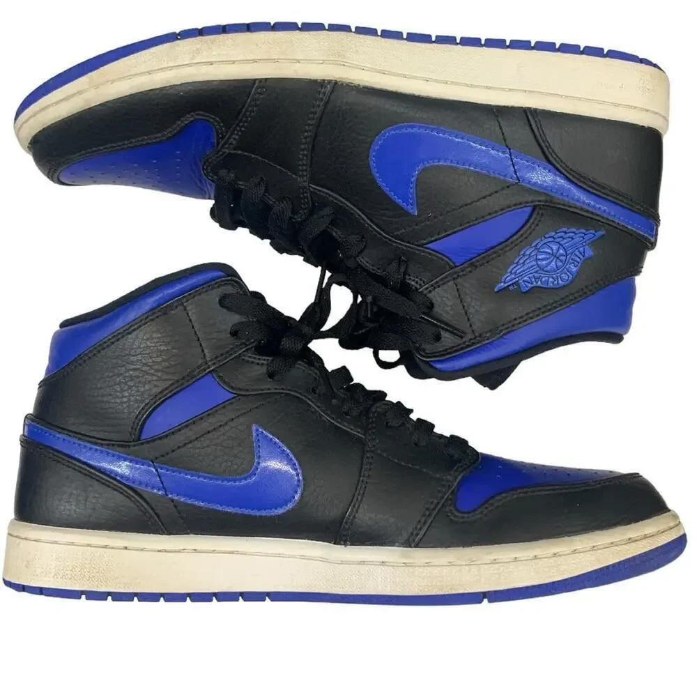 Air Jordan‎ 1 Mid Hyper Royal 2021 SZ 10 Men's